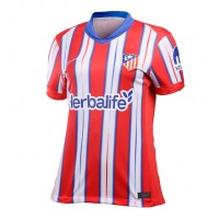 Camiseta Atletico Madrid Primera Equipación Replica 2024-25 para mujer mangas cortas